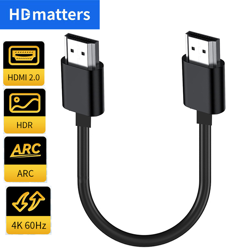 Home Cinema Apple - 울트라 숏 HDMI 2.0 케이블 4K