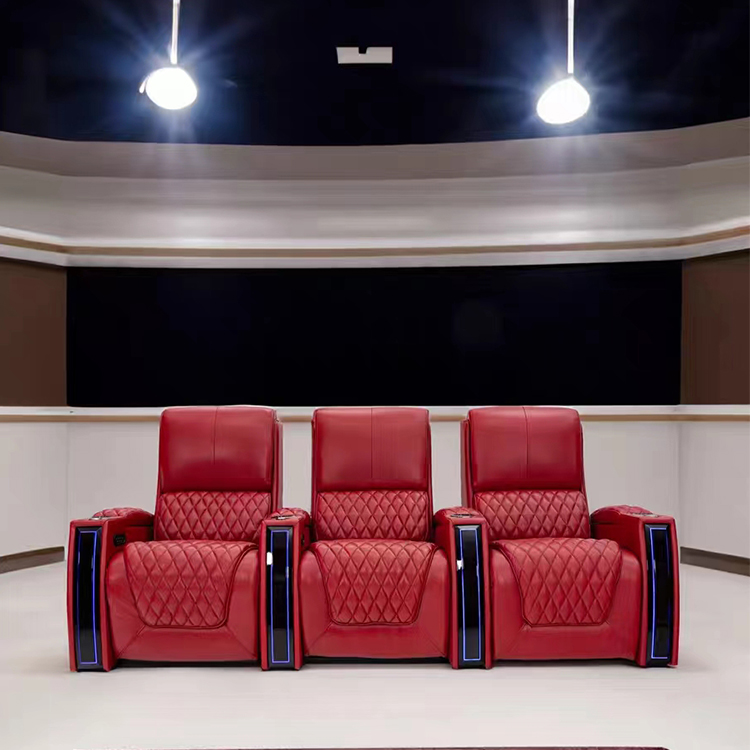 Home Cinema Recliners - 공장 맞춤형 전동 가죽 영화관 홈