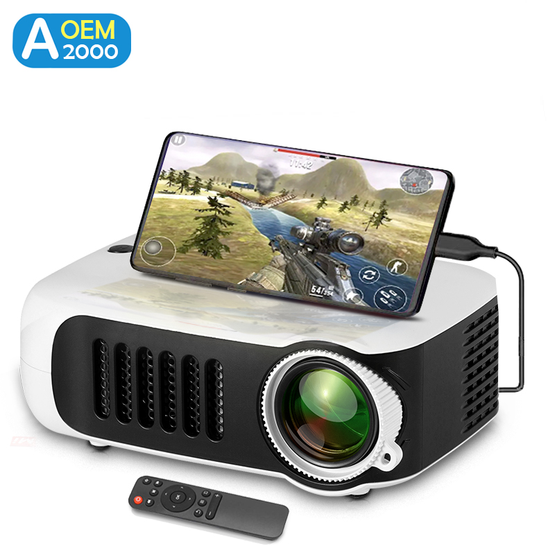 Home Cinema Mini - A2000 미니 프로젝터 휴대용 홈 시네마