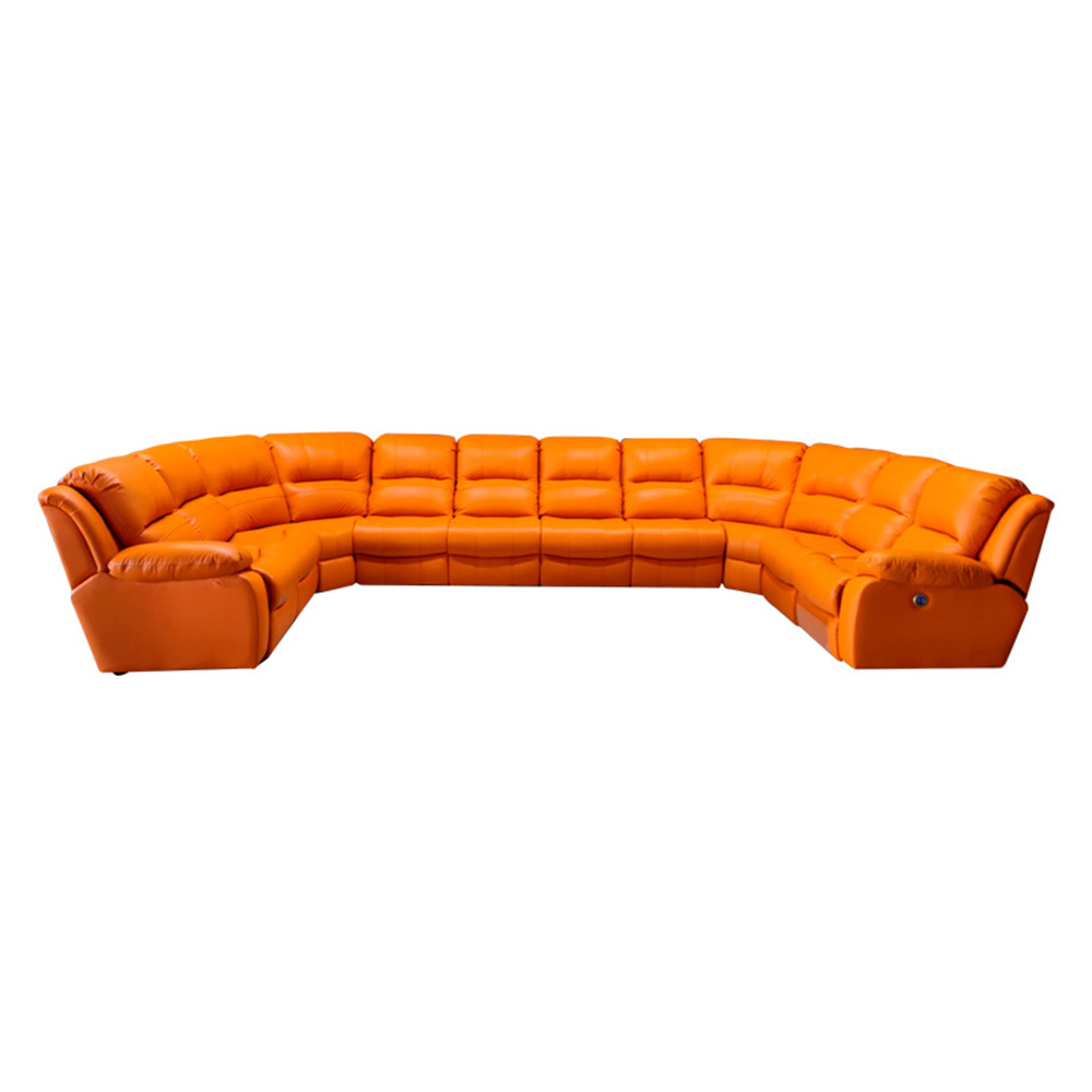 Home Cinema Recliners - 긴 의자가 있는 럭셔리 오버사이즈 단면