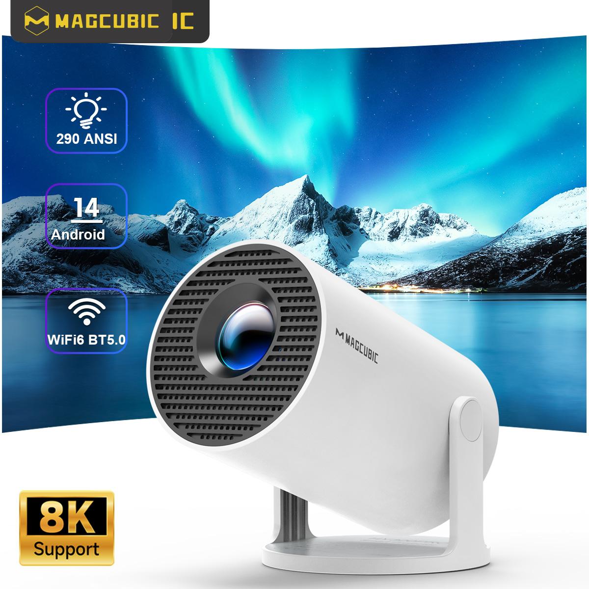 Home Cinema Projector Xiaomi - Magcubic 프로젝터 HY300 Pro 8K 안드로이드