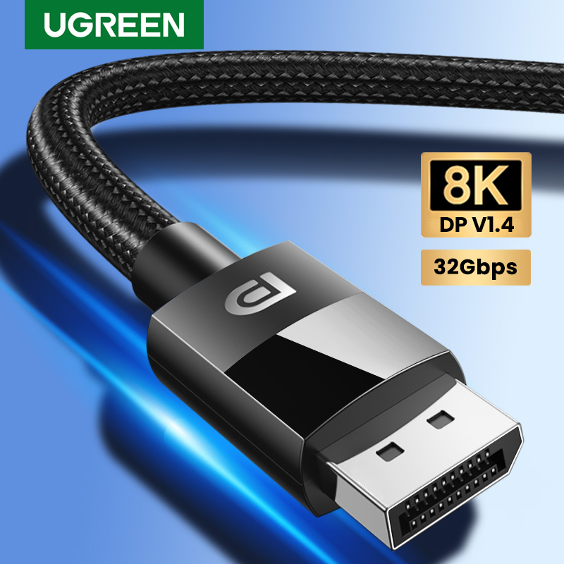 Home Cinema Projector Xiaomi - UGREEN 8K DisplayPort 케이블 TV 샤오미