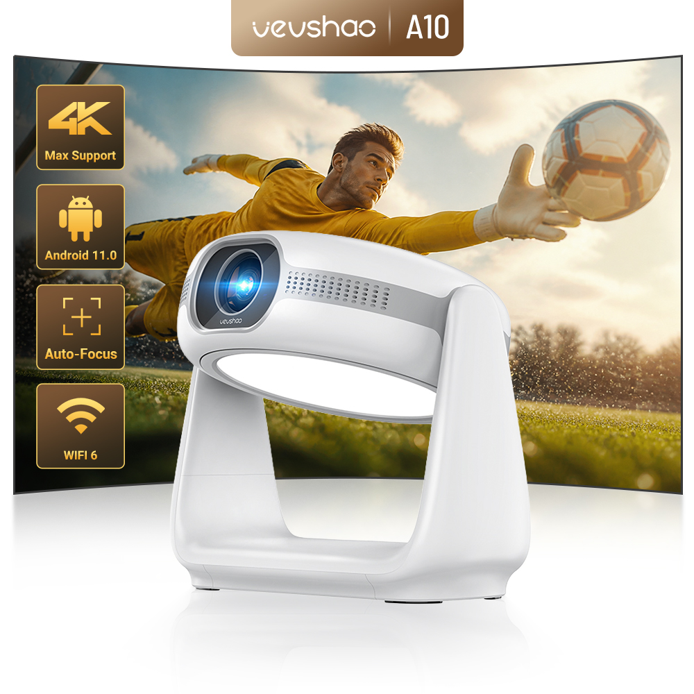 Home Cinema Mini - Vevshao A10 스마트 1080P 프로젝터 안드로이드