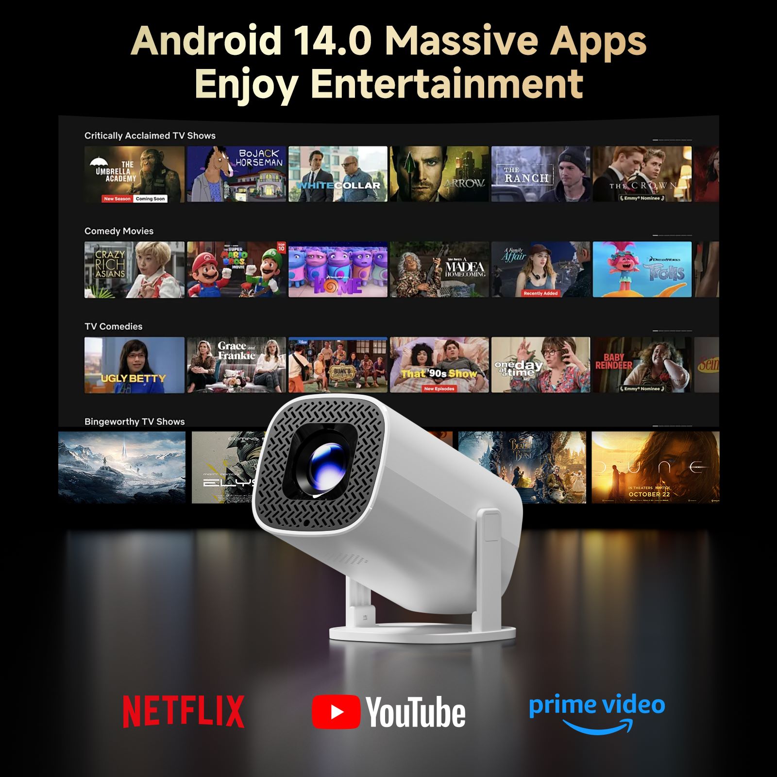 HONGTOP P30PRO 스마트 미니 프로젝터 안드로 - Home Cinema Mini 리뷰 및 가격