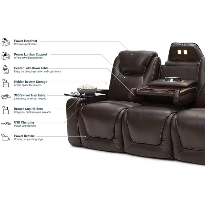 2021 최신 디자인 공장 직판 전동 가죽 홈시네마 좌 - Home Cinema Recliners 리뷰 및 가격