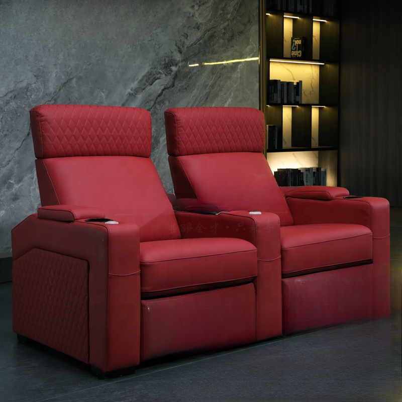 새로운 디자인 홈 시네마 시트, 진짜 가죽 극장 소파, - Home Cinema Recliners 리뷰 및 가격