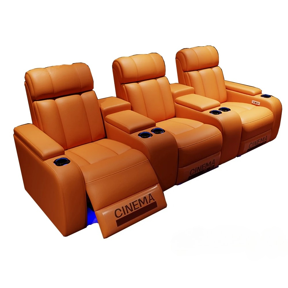럭셔리 전동 리클라이너 시네마 의자, 컵 홀더 포함,  - Home Cinema Recliners 리뷰 및 가격
