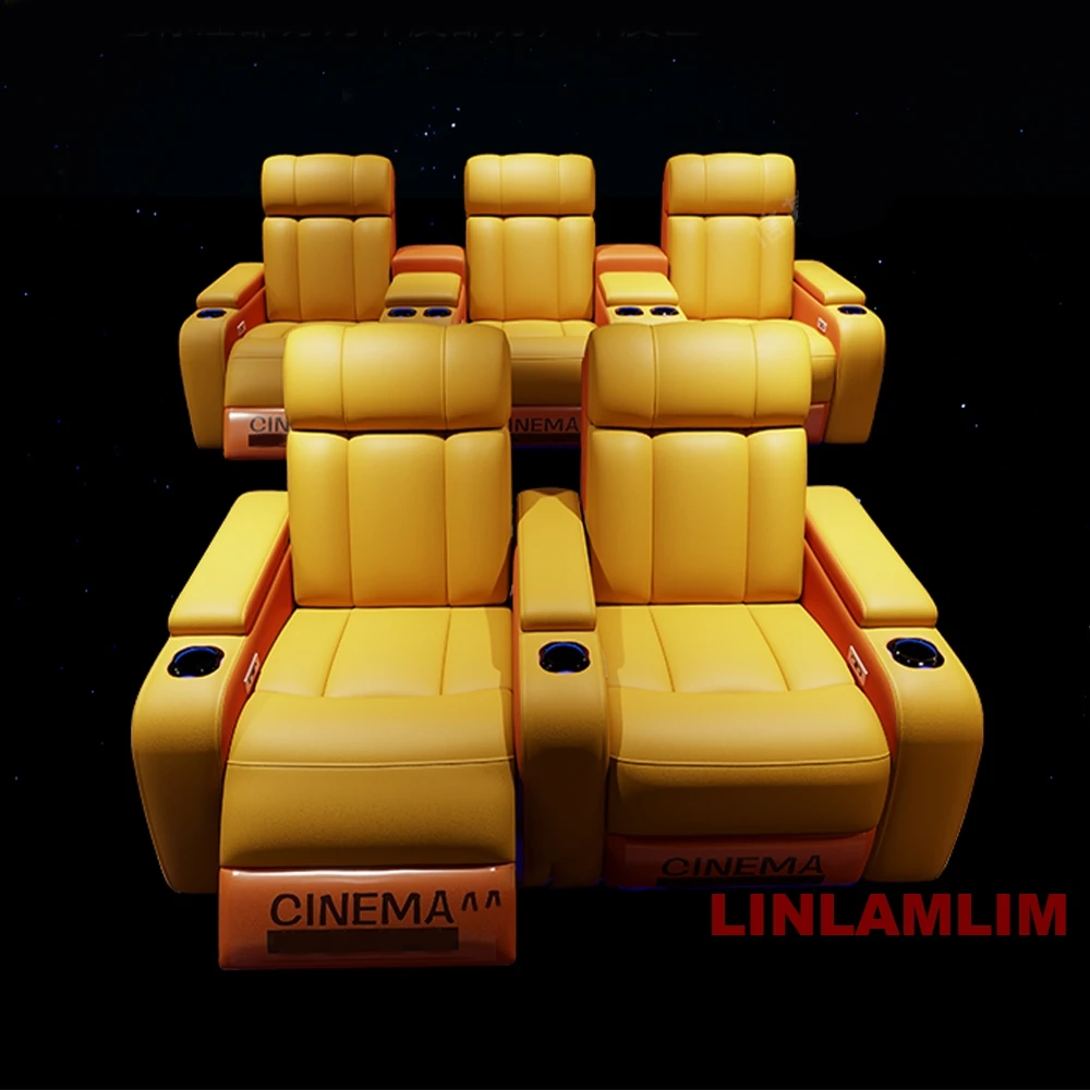 럭셔리 전동 리클라이너 시네마 의자, 컵 홀더 포함,  - Home Cinema Recliners 리뷰 및 가격