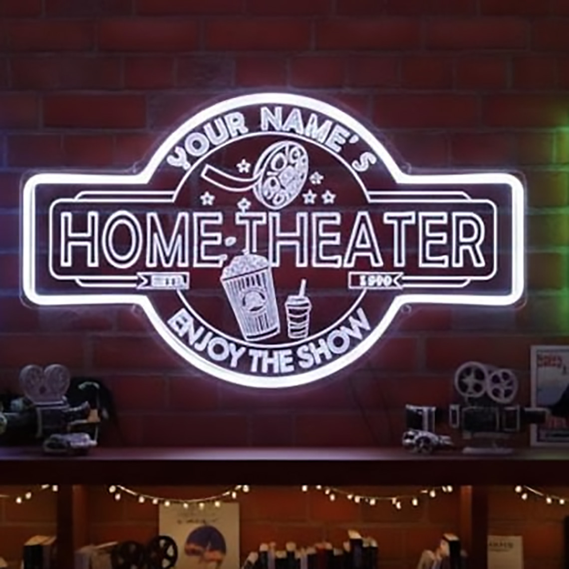 맞춤형 홈시어터 네온사인, 개인 맞춤형 영화관 장식,  - Home Cinema In 리뷰 및 가격