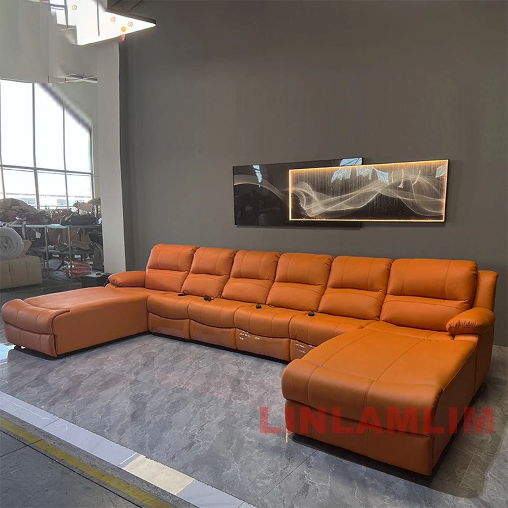 긴 의자가 있는 럭셔리 오버사이즈 단면 리클라이너 소파 - Home Cinema Recliners 리뷰 및 가격