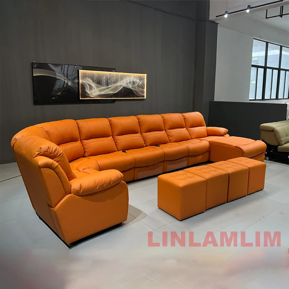 긴 의자가 있는 럭셔리 오버사이즈 단면 리클라이너 소파 - Home Cinema Recliners 리뷰 및 가격