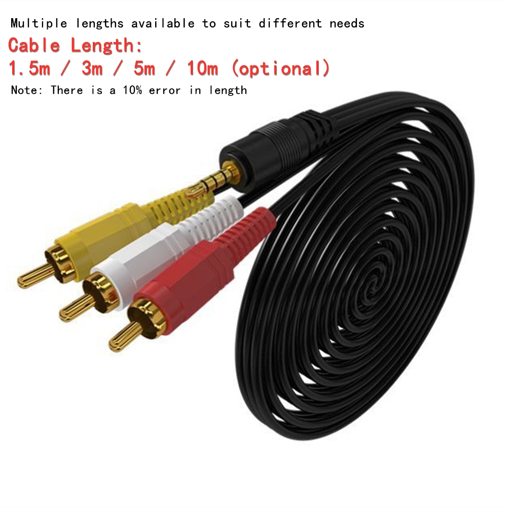 3.5mm ~ 3 RCA 오디오 비디오 케이블 TV 증 - Home Cinema Amplifier 리뷰 및 가격