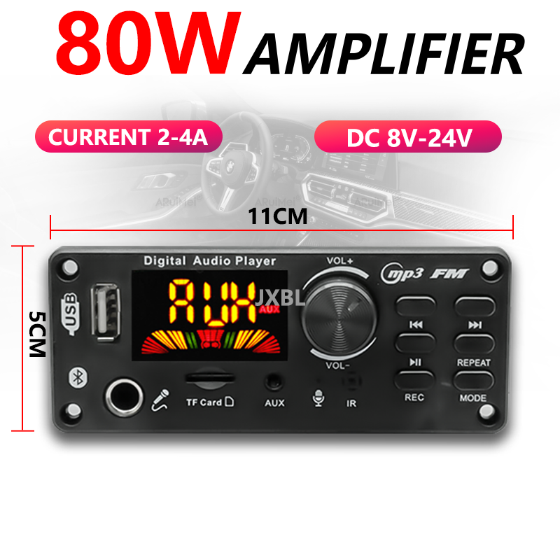 80W 블루투스 5.0 MP3 디코더 보드 2x40W  - Home Cinema In 리뷰 및 가격