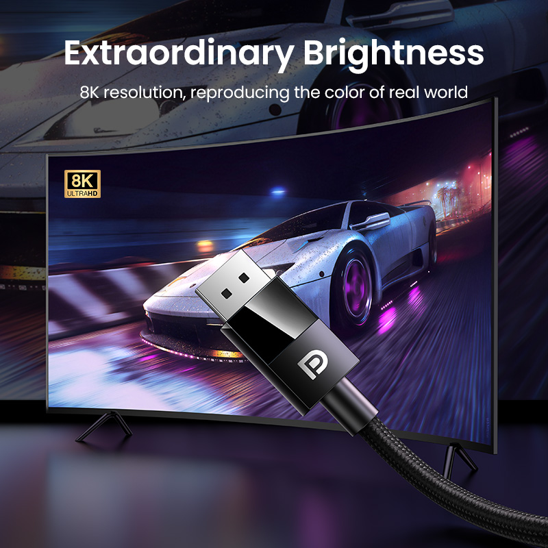 UGREEN 8K DisplayPort 케이블 TV 샤 - Home Cinema Projector Xiaomi 리뷰 및 가격