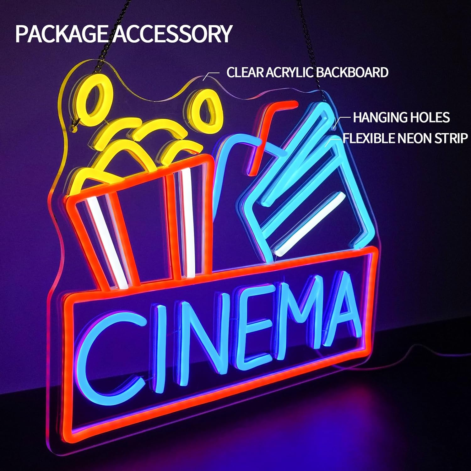 시네마 네온사인 USB 전원 LED 디밍 가능 LED  - Home Cinema Films 리뷰 및 가격