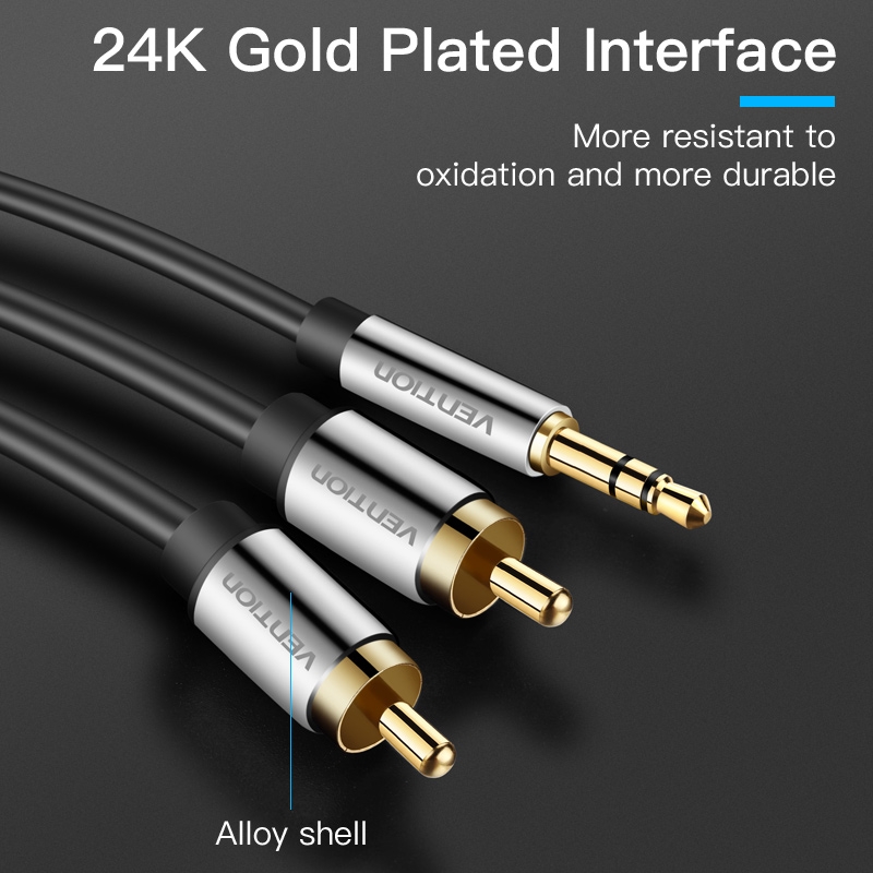 Vention RCA 케이블 3.5 ~ 2rca 오디오 - Home Cinema Amplifier 리뷰 및 가격