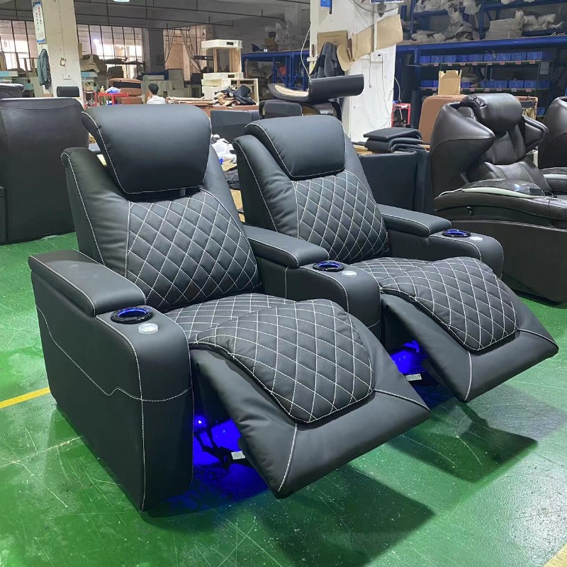 홈 디자인 빌라 영화관 좌석 극장 가구 천연 가죽 다이 - Home Cinema Recliners 리뷰 및 가격